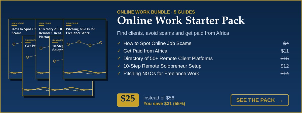 Online Work Starter Pack